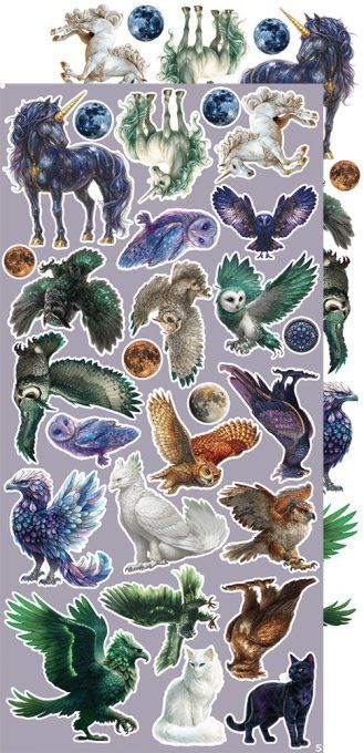 Ensemble de 18 feuilles, 15x30cm, collection : Magic, Craft O Clock, 250g - Extras