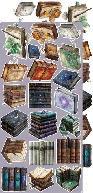 Ensemble de 18 feuilles, 15x30cm, collection : Magic, Craft O Clock, 250g - Extras