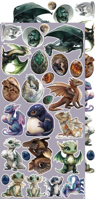 Ensemble de 18 feuilles, 15x30cm, collection : Supernatural world, Craft O Clock, 250g - Mix 