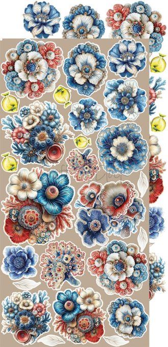 Ensemble de 18 feuilles, 15x30cm, collection : Emerald tales, Craft O Clock, 250g