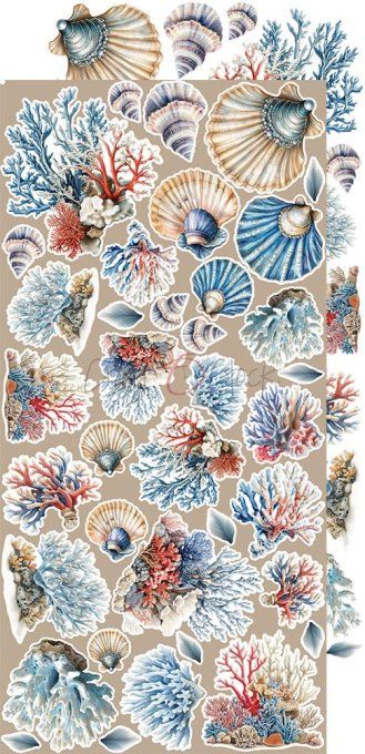 Ensemble de 18 feuilles, 15x30cm, collection : Emerald tales, Craft O Clock, 250g