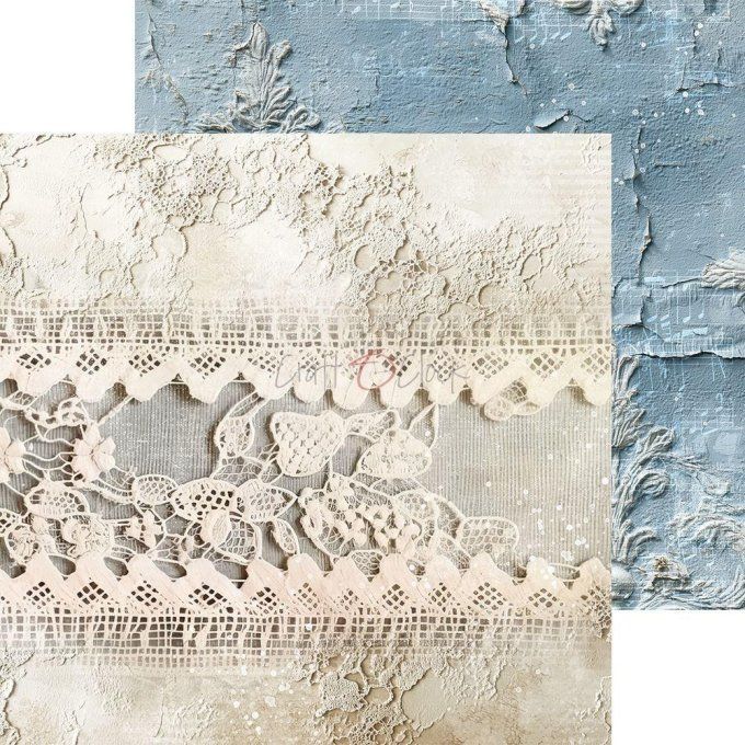 24 feuilles, 20x20cm, collection : Melody of my soul - Craft O Clock, 250g - Basic paper 