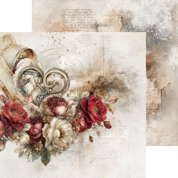24 feuilles, 20x20cm, collection : Silver Screen Magic - Craft O Clock, 250g