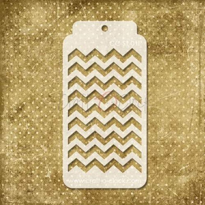 Pochoir, Craft O Clock - 8x16cm