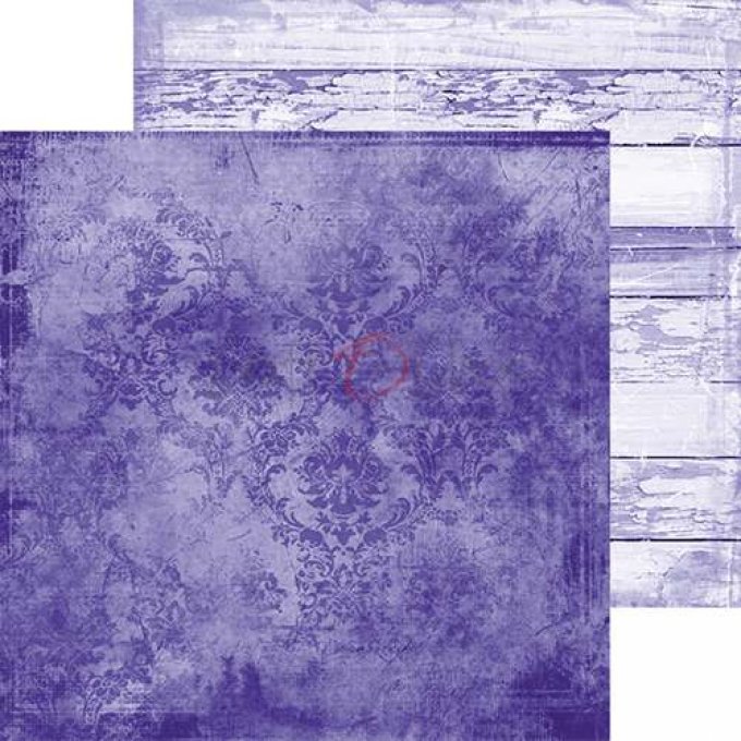 Ensemble de 24 feuilles, 20x20cm, collection : Lavender mood - Craft O Clock