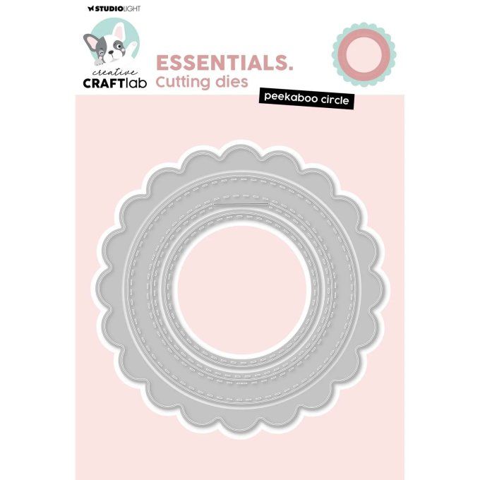 3 Dies/matrices de découpe, StudioLight, Craftlab - Peekaboo circle