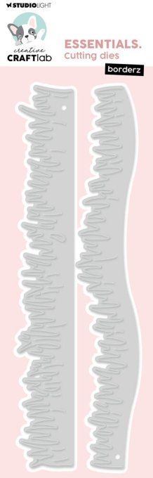 2 Dies/matrices de découpe, bordure herbe - longueur 21cm environ