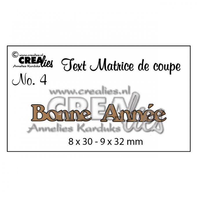 Die/matrice de découpe, Bonne Année