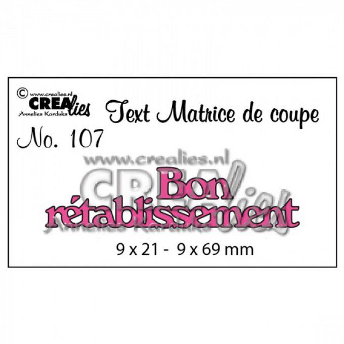 Die/matrice de découpe, Bon rétablissement