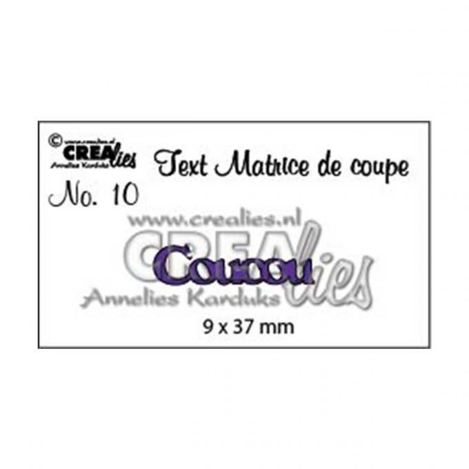 Die/matrice de découpe, Coucou