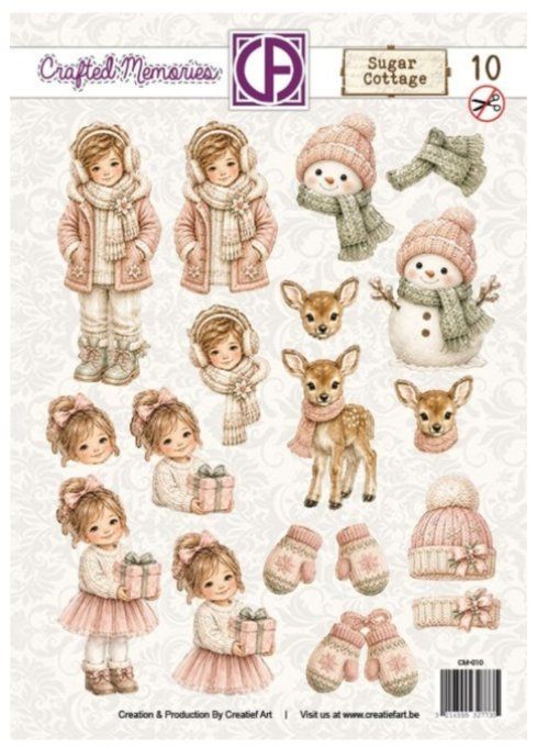 Creatief - Sugar cottage - format A4, die-cut 3D