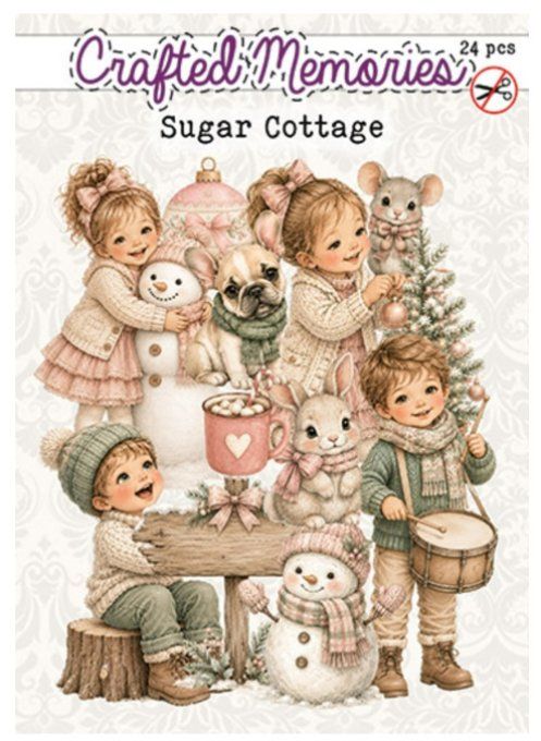 Creatief - Sugar cottage - 24 pièces