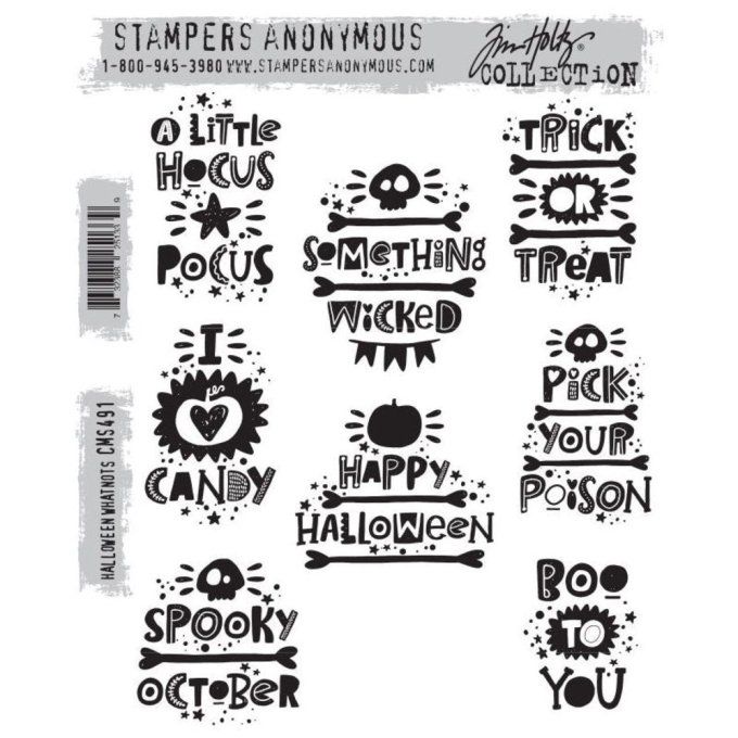 Tampons cling/caoutchouc - Stampers anonymous, Halloween whatnots