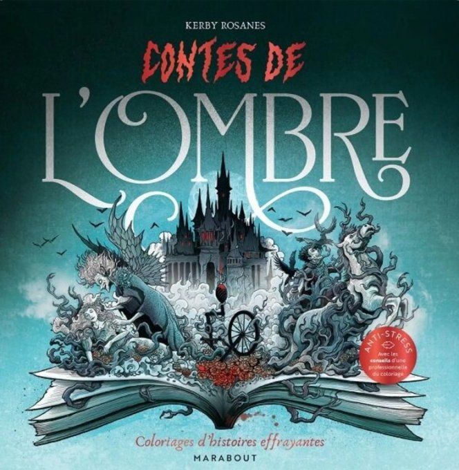 Livre de coloriages,Marabout - Contes de l'ombre, Kerby Rosanes