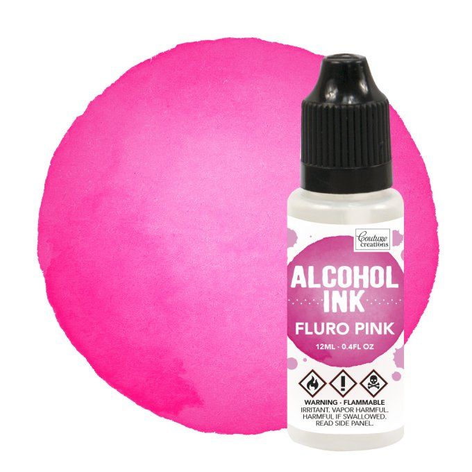 Couture creations, Encre à alcool, Fluro pink - 12ml 