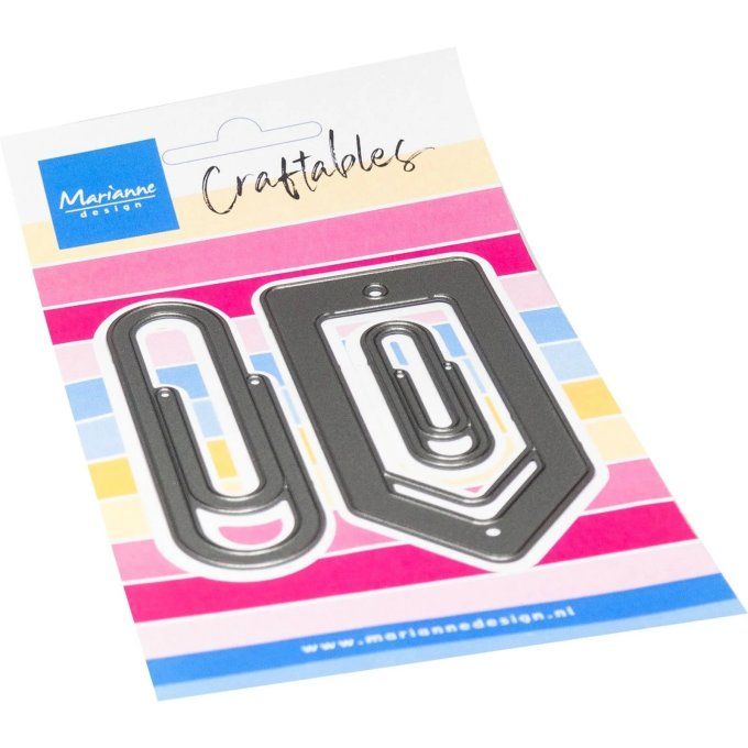 3 dies, Marianne design - paperclips XL