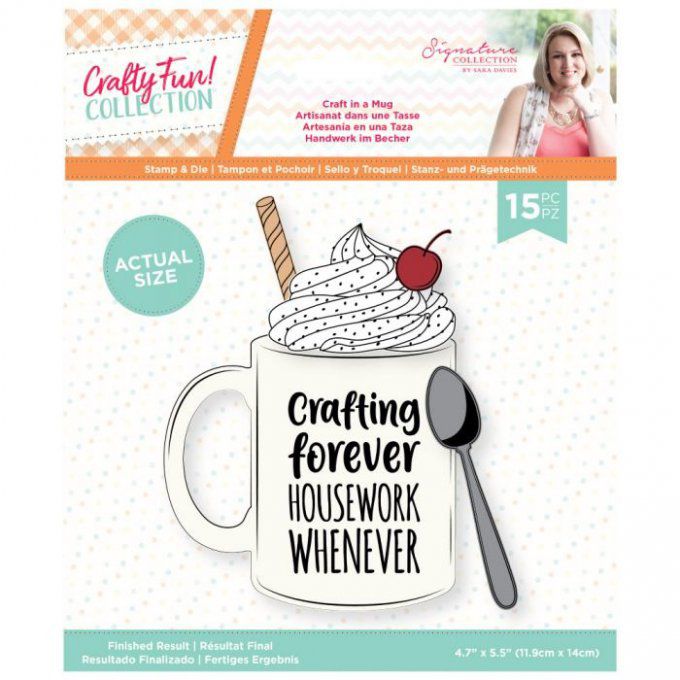 Tampons et dies, Tasse gourmande, Crafter's