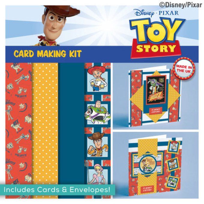 Ensemble Card making kit, format 15x15cm, Disney Classics, Toy Story