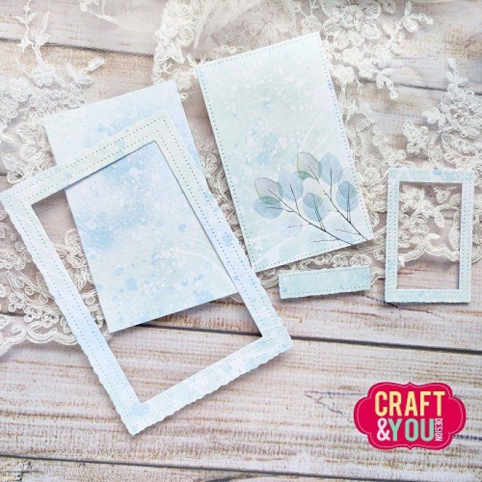 4 Dies/matrices de découpe, Craft&You - Old frames