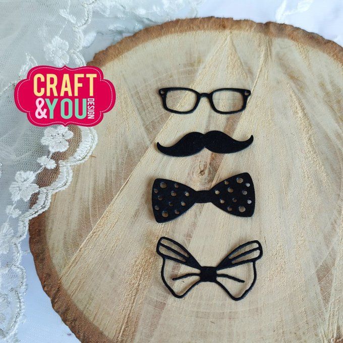 4 petits dies masculins - Craft and You