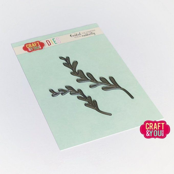 2 Dies/matrices de découpe, feuillages