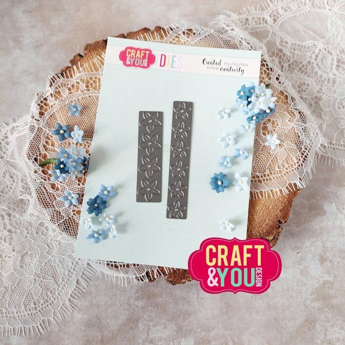 2 Dies/matrices de découpe, Magda's forget me nots, Craft & You 
