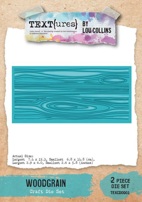 2 Dies/matrices de découpe, Textures, effet bois