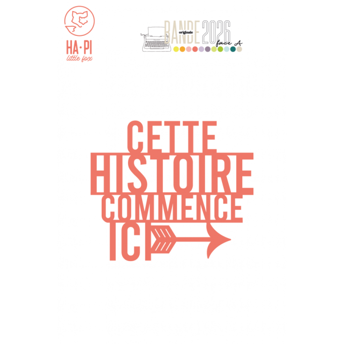 HA PI little fox - Cette histoire - 7.2x6.1cm environ