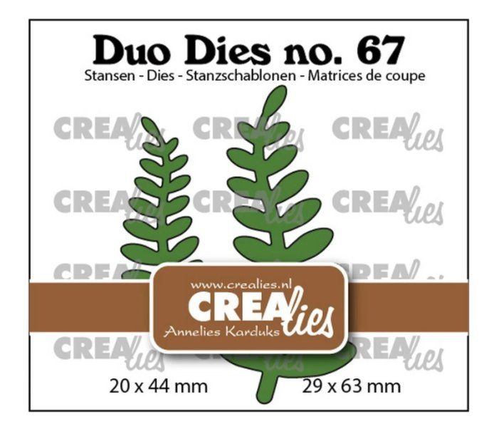 2 Dies/matrices de découpe, feuillage