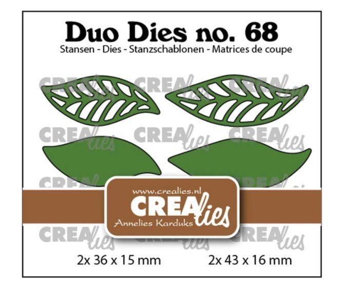 2 Dies/matrices de découpe, feuillage