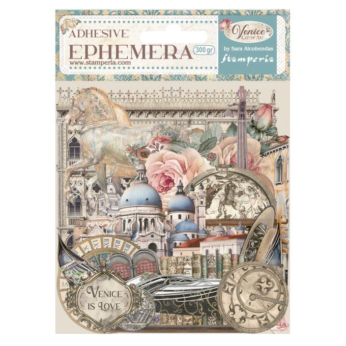 Stamperia, Die-cuts autocollants, collection : Venice city of art