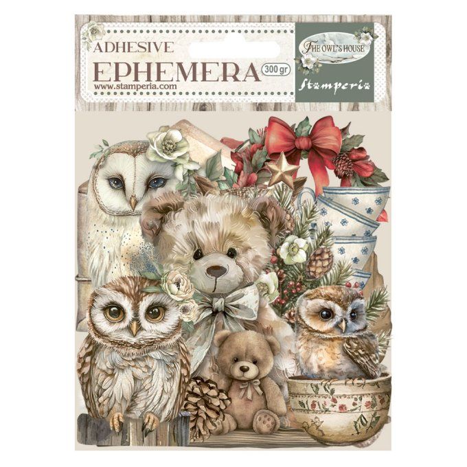 Stamperia, Die-cuts autocollants, collection : The Owl's house