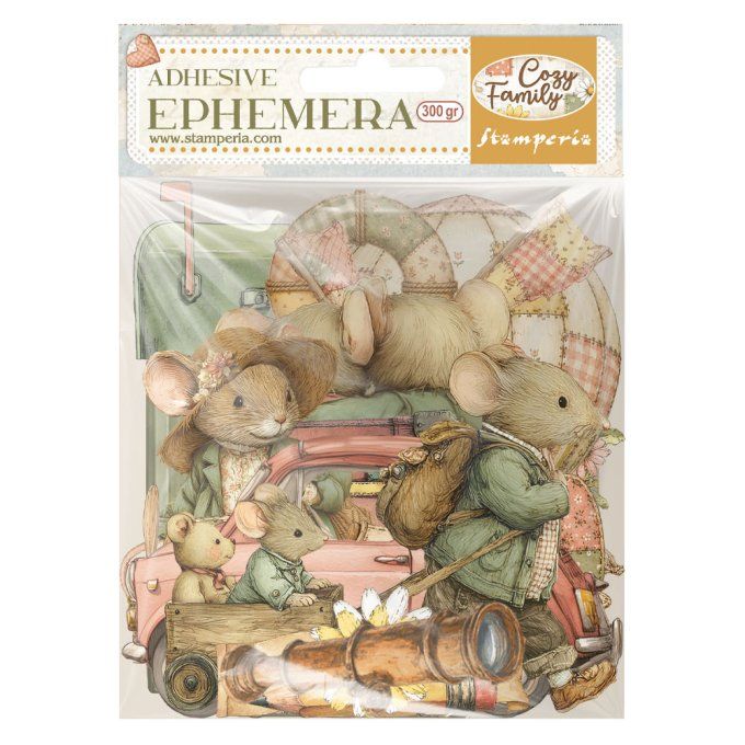 Stamperia, Die-cuts, collection : Cozy family