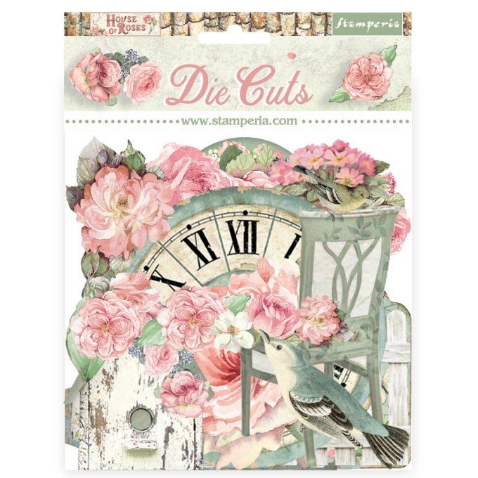 Die-cuts, collection : House of roses