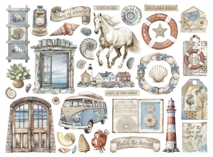 Die-cuts, collection : Silent sea