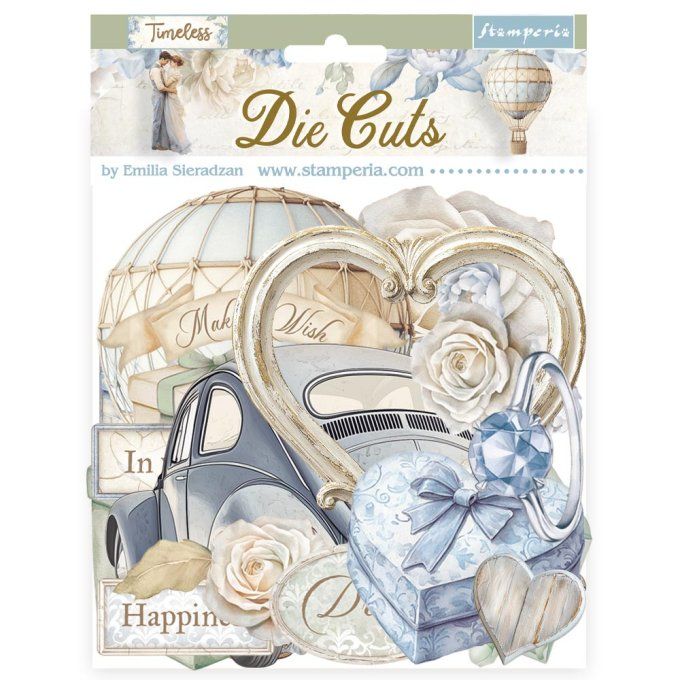 Stamperia - Die-cuts, collection : Timeless