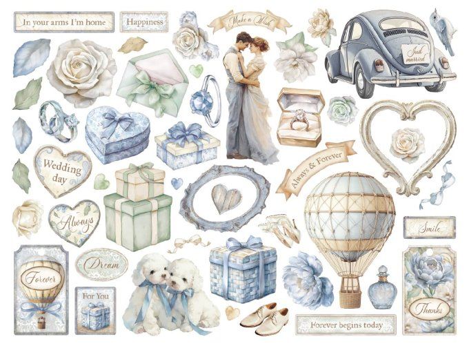 Stamperia - Die-cuts, collection : Timeless
