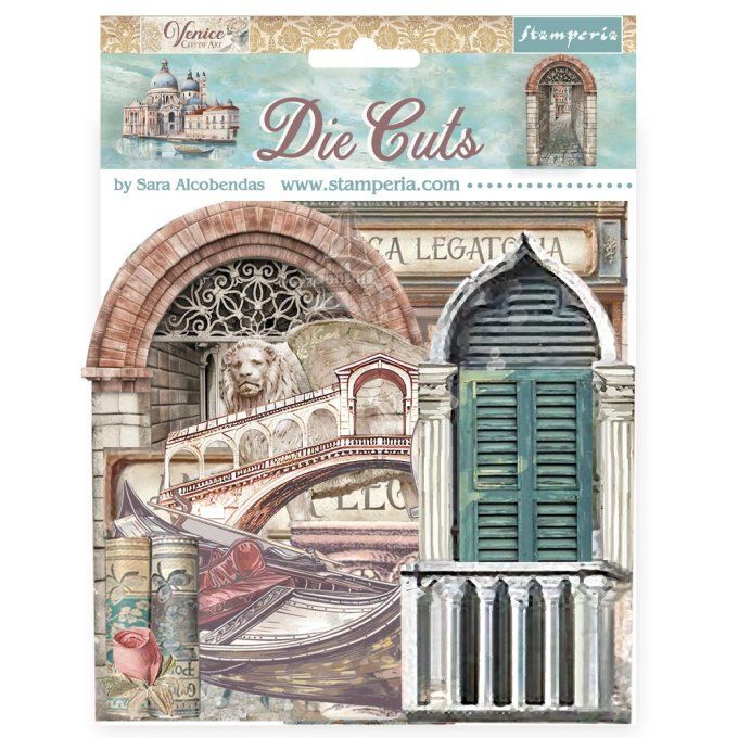 Stamperia - Die-cuts, collection : Venice city of art