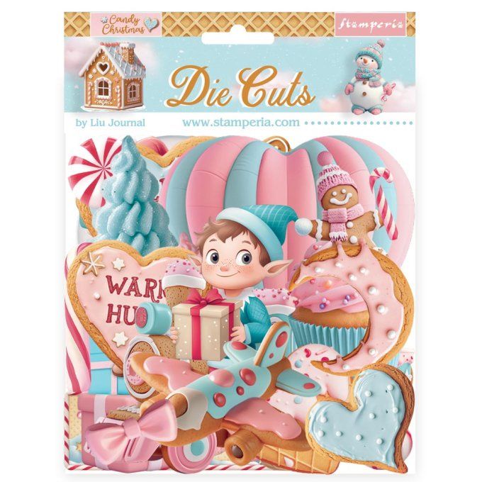 Stamperia - Die-cuts, collection : Candy christmas