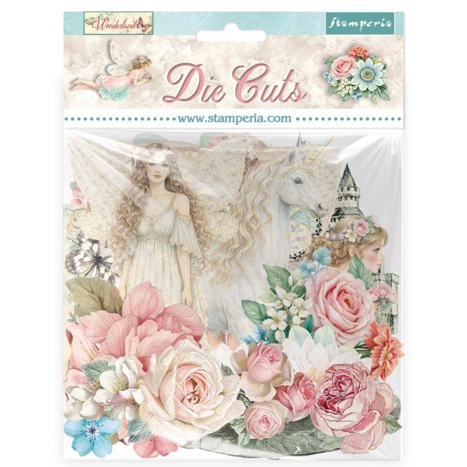 Die-cuts cartonnés, collection : Wonderland
