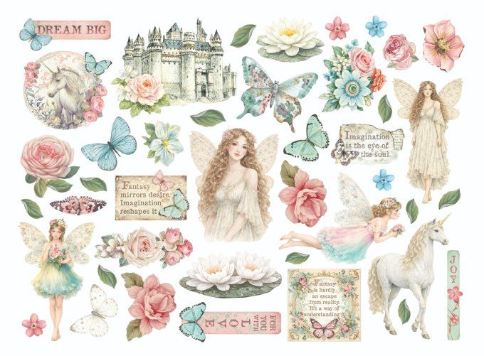Die-cuts cartonnés, collection : Wonderland
