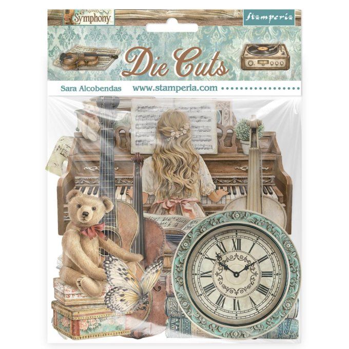 Die-cuts cartonnés, collection : Symphony