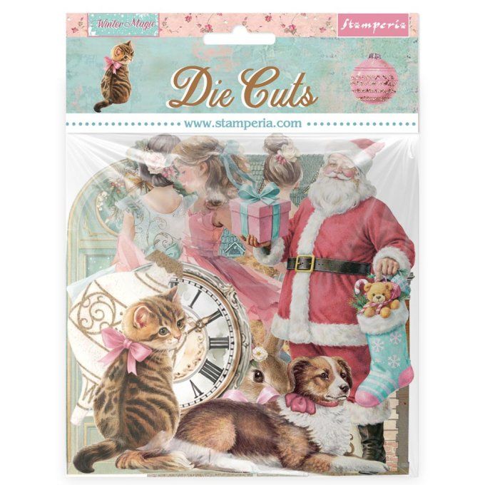 Die-cuts cartonnés, collection : Winter magic