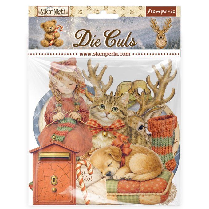 Die-cuts cartonnés, collection : Silent night