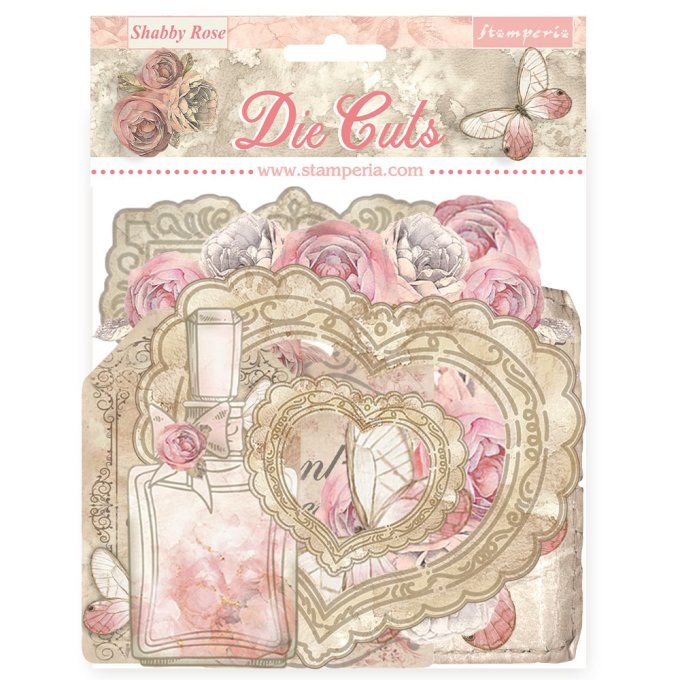 Die-cuts, collection : Shabby rose - Stamperia