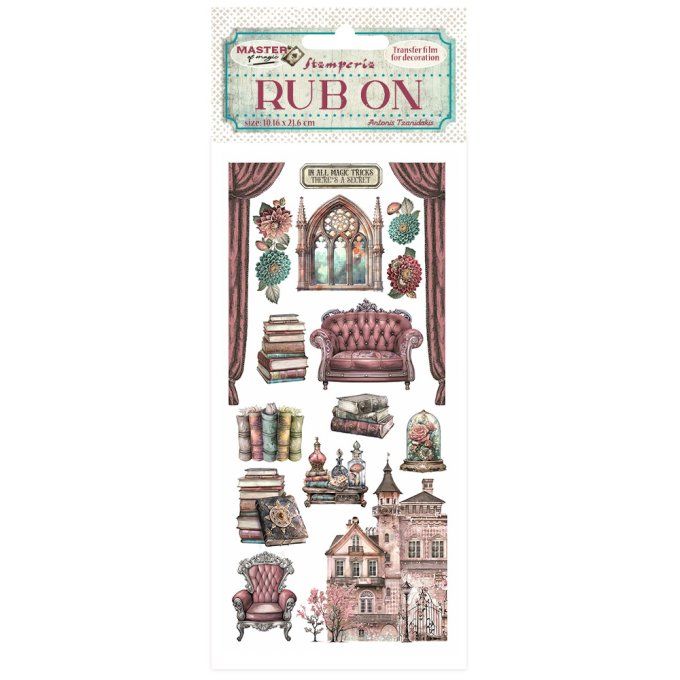 Planche de rub-on : Master of magic