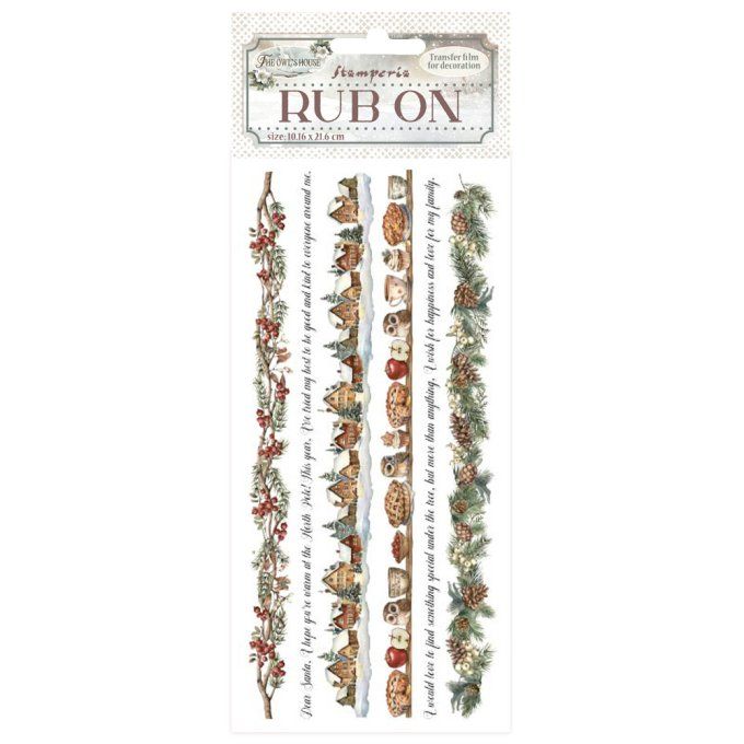 Stamperia, Planche de rub-on : The Owl's house