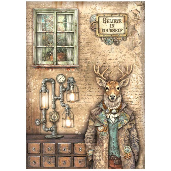 Feuille de riz, Stampéria, Format A4 - Alterego