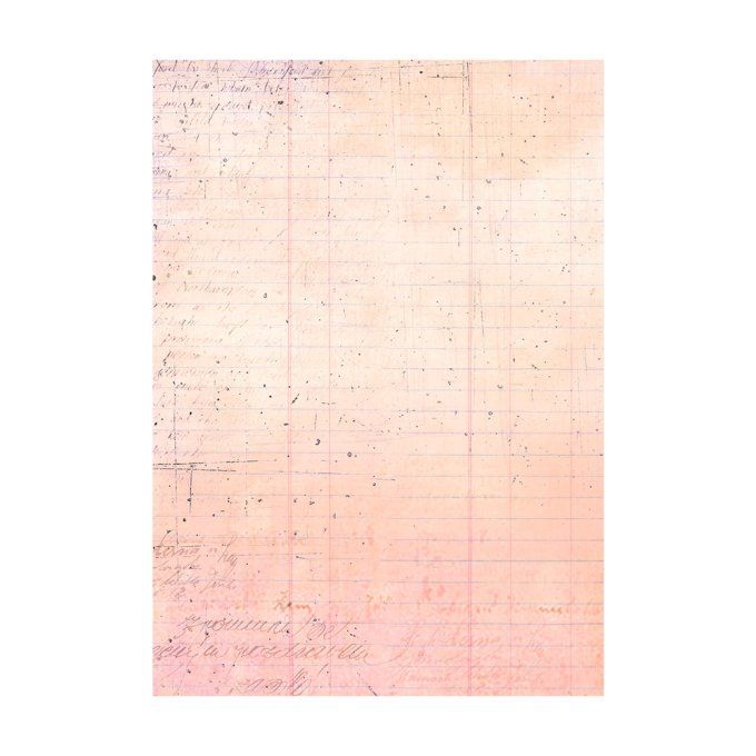 8 Feuilles de riz, Stampéria, Format A6 (10.5x14.8cm) - Garden