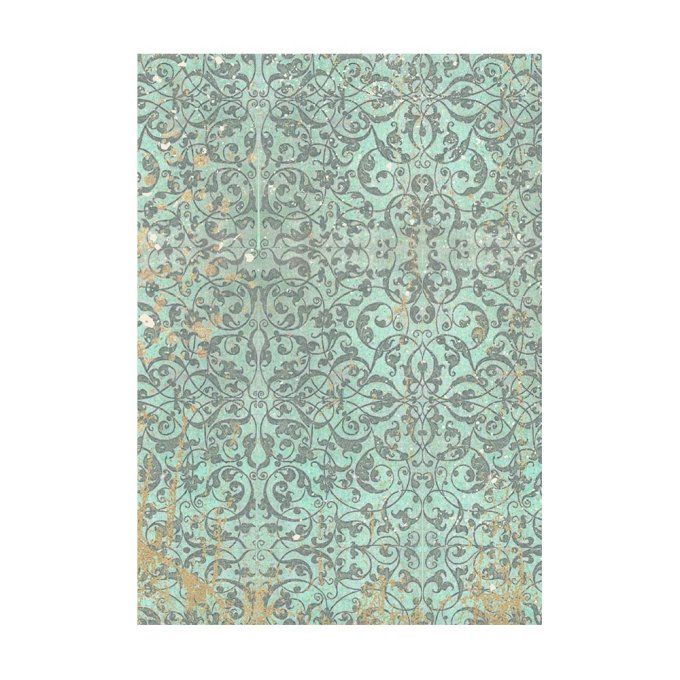 8 Feuilles de riz, Stampéria, Format A6 (10.5x14.8cm) - Fortune